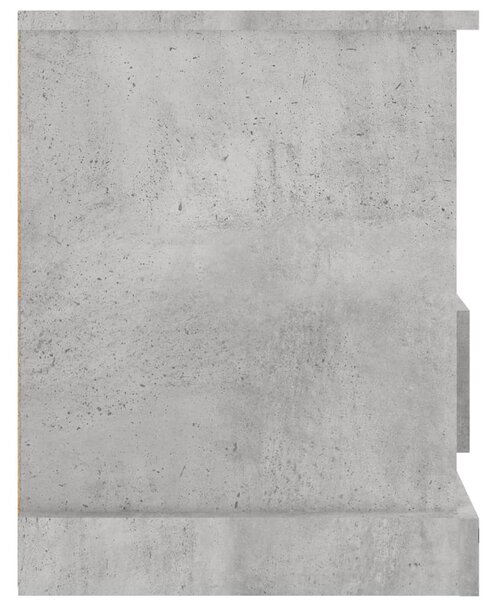 Betonszürke szerelt fa TV-szekrény 93 x 35,5 x 45 cm