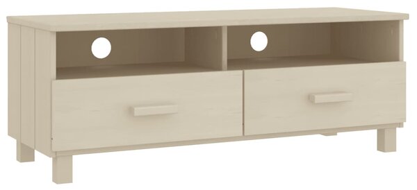 HAMAR mézbarna tömör fenyőfa TV-szekrény 106 x 40 x 40 cm