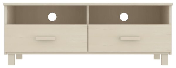 HAMAR mézbarna tömör fenyőfa TV-szekrény 106 x 40 x 40 cm