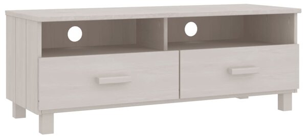 HAMAR fehér tömör fenyőfa TV-szekrény 106 x 40 x 40 cm