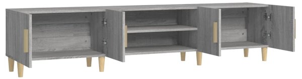 Szürke sonoma színű szerelt fa TV-szekrény 180 x 31,5 x 40 cm
