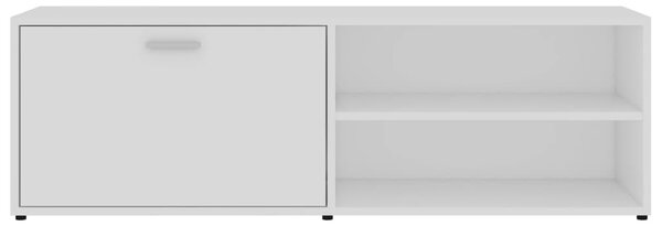 Fehér szerelt fa TV-szekrény 120 x 34 x 37 cm
