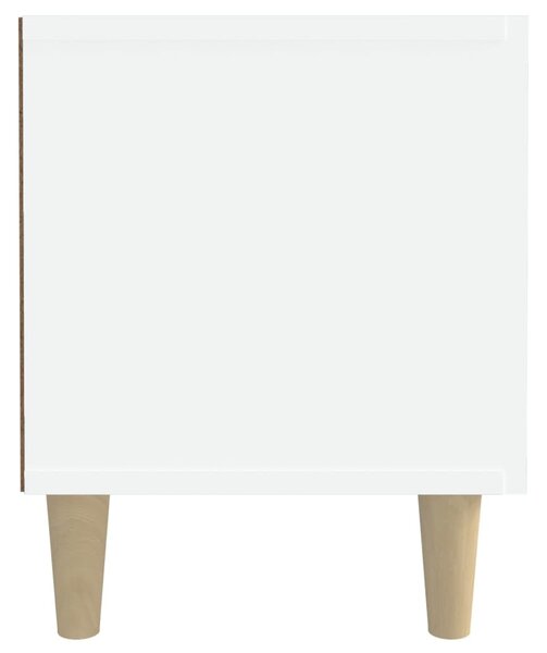 Fehér, rétegelt fa TV-szekrény 180 x 31,5 x 40 cm