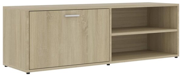 Sonoma tölgy színű szerelt fa TV-szekrény 120 x 34 x 37 cm