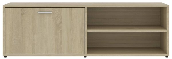 Sonoma tölgy színű szerelt fa TV-szekrény 120 x 34 x 37 cm