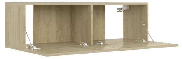 Sonoma tölgy szerelt fa TV-szekrény 100 x 30 x 30 cm
