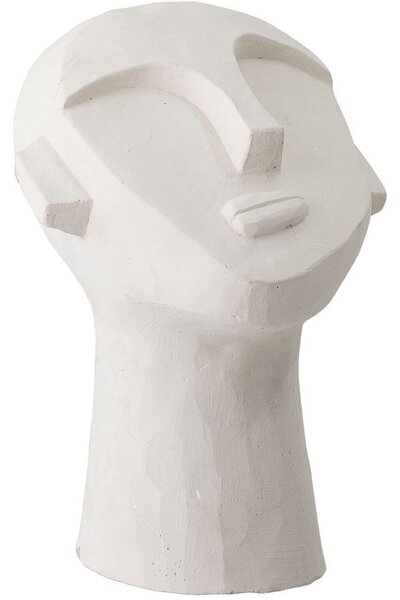 Fehér cement díszítő figura Bloomingville Indo 22 cm
