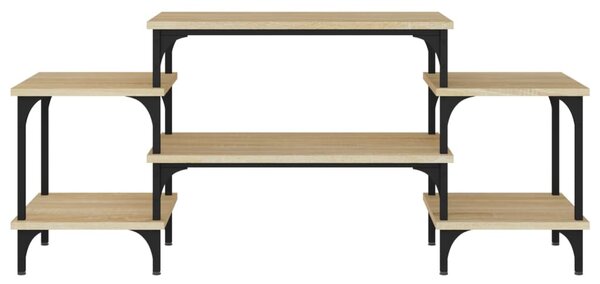 Sonoma tölgyszínű szerelt fa TV-szekrény 117x35x52 cm