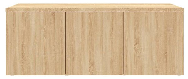 Sonoma tölgy színű szerelt fa TV-szekrény 80 x 34 x 30 cm