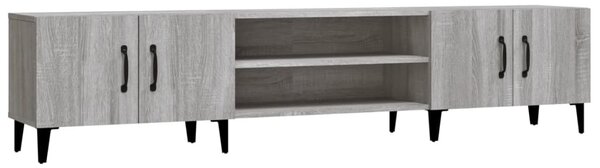 Szürke sonoma színű szerelt fa TV-szekrény 180 x 31,5 x 40 cm