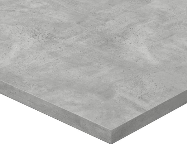 8 db betonszürke szerelt fa könyvespolc 40 x 50 x 1,5 cm