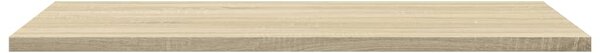 4 db sonoma-tölgy színű forgácslap könyvespolc 60 x 30 x 1,5 cm
