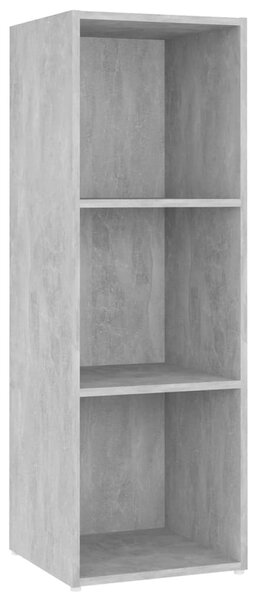 4 db betonszürke szerelt fa TV-szekrény 107 x 35 x 37 cm
