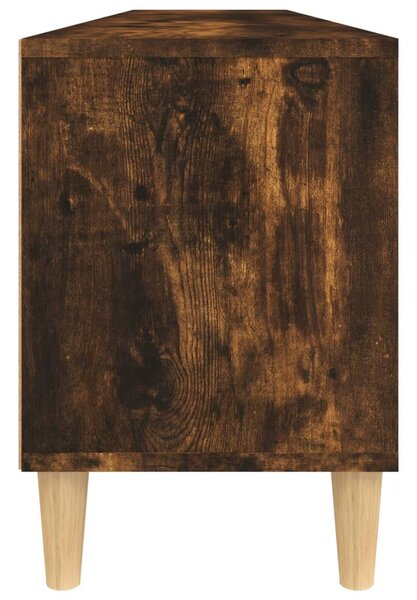 Füstös tölgy színű szerelt fa TV-szekrény 150 x 30 x 44,5 cm