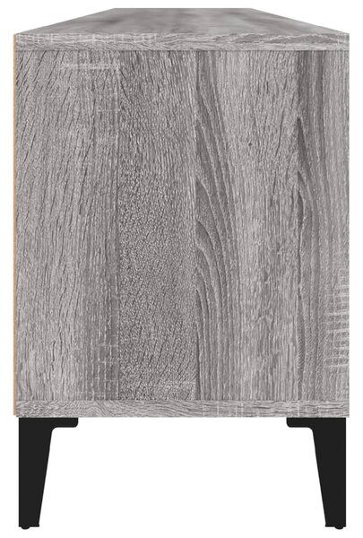 Szürke sonoma színű szerelt fa TV-szekrény 150x30x44,5 cm