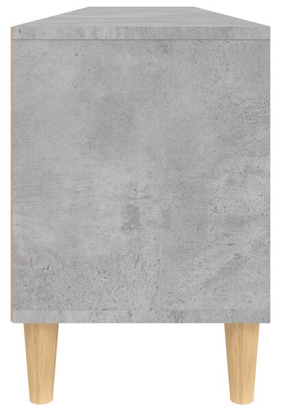 Betonszürke szerelt fa TV-szekrény 150x30x44,5 cm