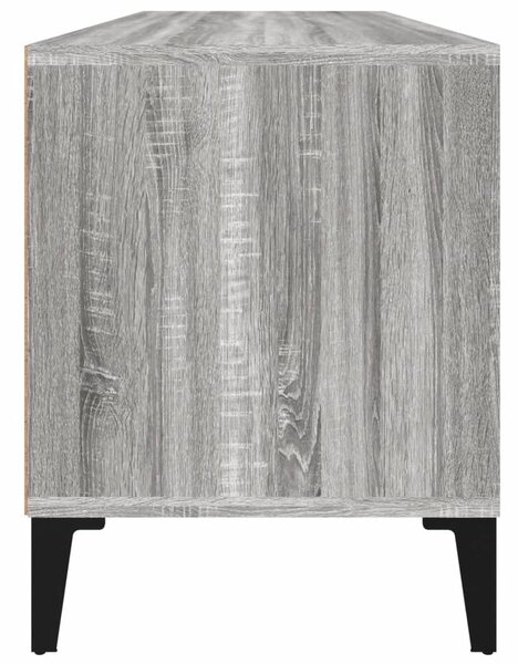 Szürke sonoma színű szerelt fa TV-szekrény 100x34,5x44,5 cm