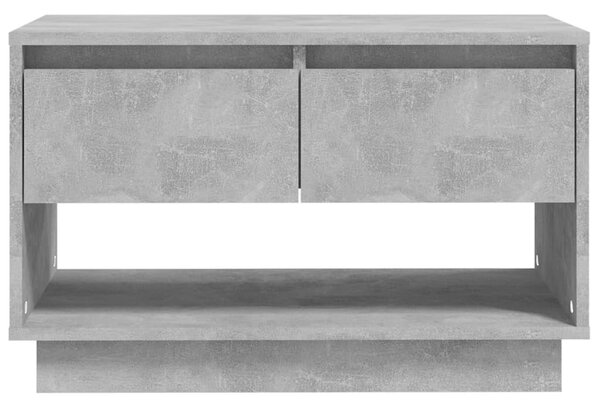 Betonszürke szerelt fa TV-szekrény 70x41x44 cm