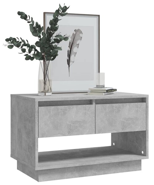 Betonszürke szerelt fa TV-szekrény 70x41x44 cm
