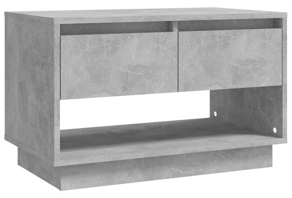 Betonszürke szerelt fa TV-szekrény 70x41x44 cm