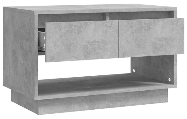 Betonszürke szerelt fa TV-szekrény 70x41x44 cm