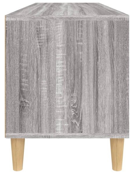 Szürke sonoma színű szerelt fa TV-szekrény 100x34,5x44,5 cm