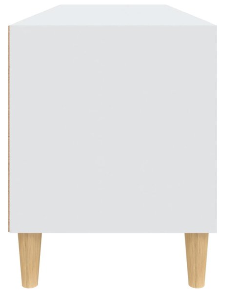 Fehér szerelt fa TV-szekrény 100x34,5x44,5 cm