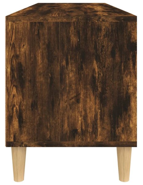 Füstös tölgy színű szerelt fa TV-szekrény 100x34,5x44,5 cm