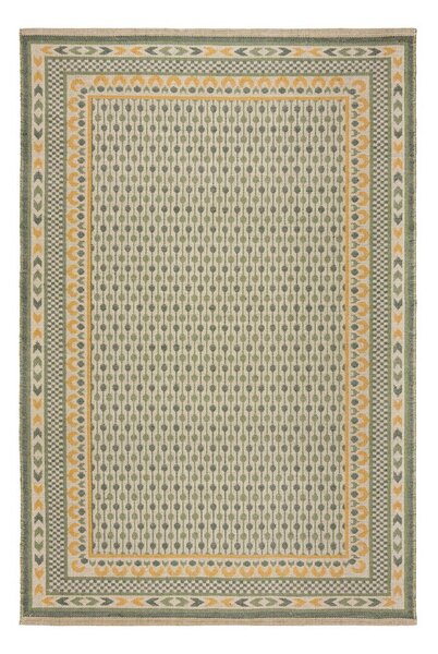 Zöld jutakeverék szőnyeg 160x230 cm Mara Jute Border – Flair Rugs