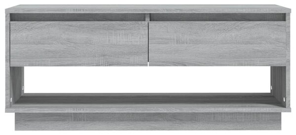 Szürke sonoma színű szerelt fa TV-szekrény 102x41x44 cm