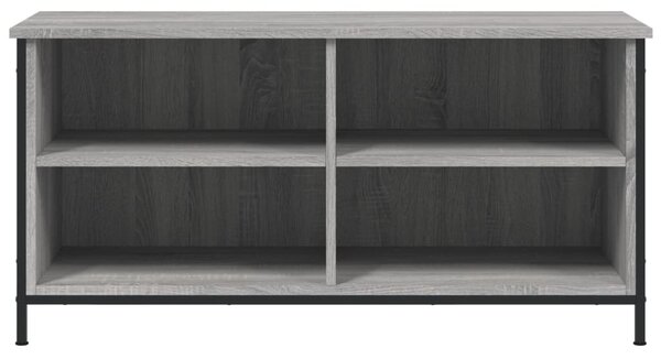 Szürke sonoma színű szerelt fa TV-szekrény 100x40x50 cm