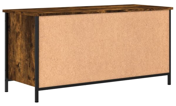 Füstös tölgy színű szerelt fa TV-szekrény 100x40x50 cm