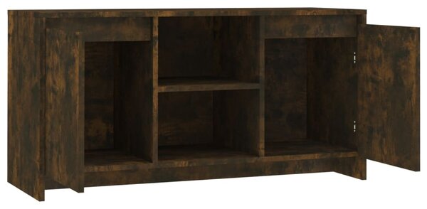 Füstös tölgy színű szerelt fa TV-szekrény 102x37,5x52,5 cm