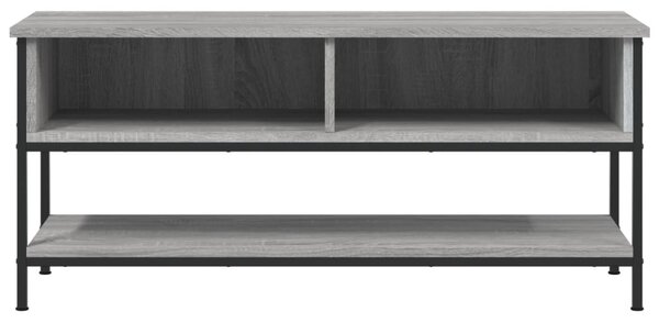Szürke sonoma színű szerelt fa TV-szekrény 100 x 35 x 45 cm
