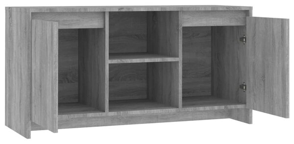 Szürke sonoma szerelt fa TV-szekrény 102x37,5x52,5 cm