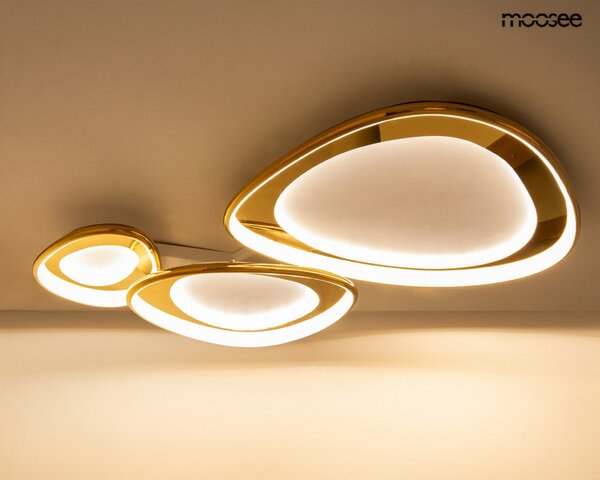 MOOSEE CELL 3 LED Mennyezeti Lámpa Arany Organikus Dizájn