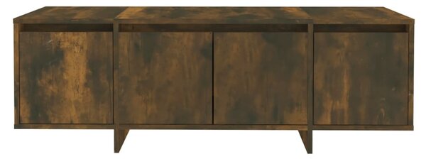 Füstös tölgy színű szerelt fa TV-szekrény 120x30x40,5 cm