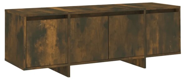 Füstös tölgy színű szerelt fa TV-szekrény 120x30x40,5 cm