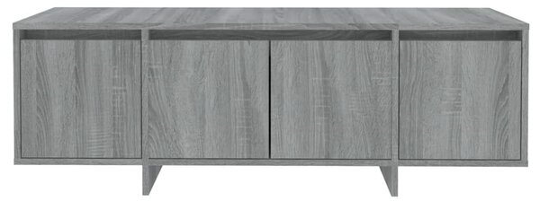 Szürke sonoma színű szerelt fa TV-szekrény 120x30x40,5 cm