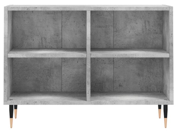 Betonszürke szerelt fa TV-szekrény 69,5x30x50 cm