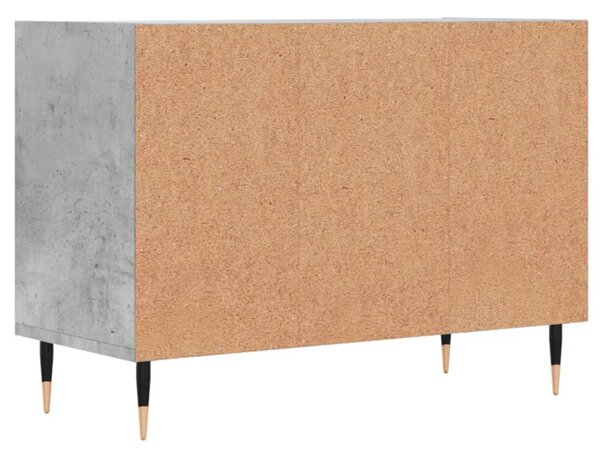 Betonszürke szerelt fa TV-szekrény 69,5x30x50 cm