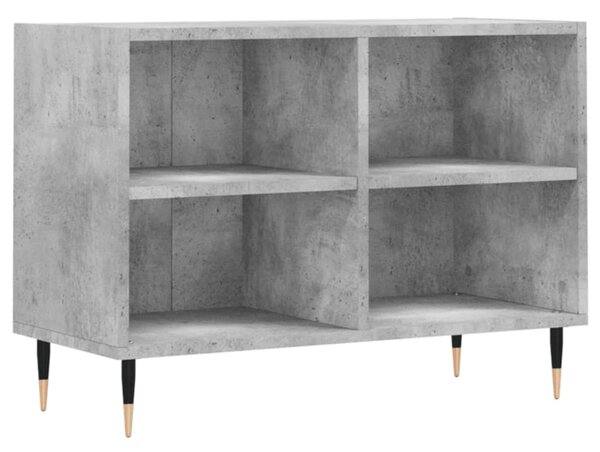 Betonszürke szerelt fa TV-szekrény 69,5x30x50 cm