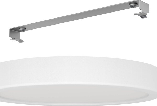 EGLO LED mennyezeti lámpa Fueva 5 IP44 3000K fehér Ø21cm, Fehér / opál, Fürdőszoba, fém