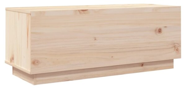 Tömör fenyőfa TV-szekrény 90x35x35 cm