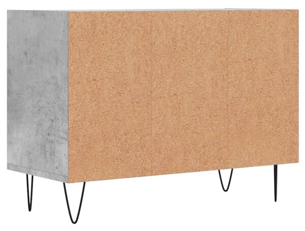 Betonszürke szerelt fa TV-szekrény 69,5x30x50 cm