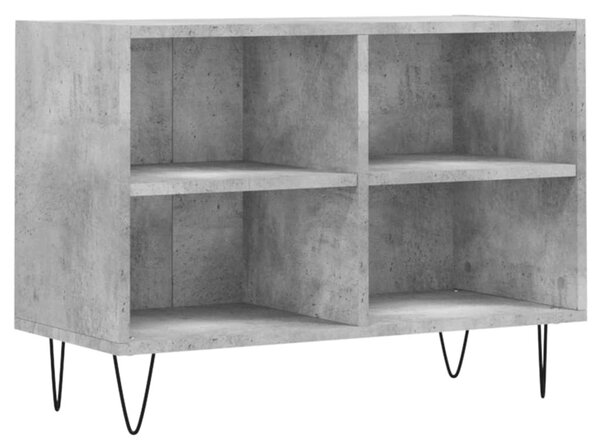 Betonszürke szerelt fa TV-szekrény 69,5x30x50 cm