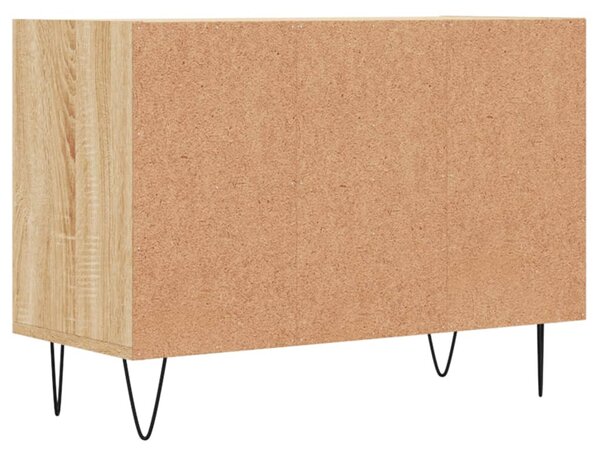 Sonoma tölgy színű szerelt fa TV-szekrény 69,5x30x50 cm