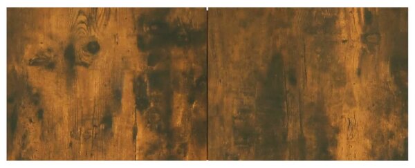 Füstös tölgy színű szerelt fa TV-szekrény 80 x 30 x 30 cm