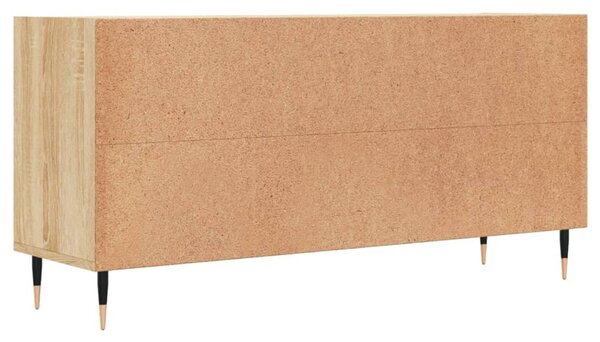 Sonoma tölgy színű szerelt fa TV-szekrény 103,5x30x50 cm