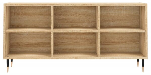 Sonoma tölgy színű szerelt fa TV-szekrény 103,5x30x50 cm